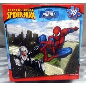 Marvel Spider Sense Spider Man 48 Piece Lenticular Jigsaw Puzzle